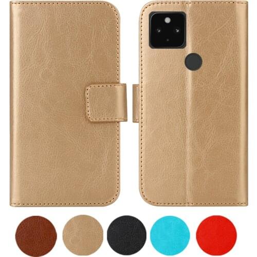 Leather Case For Google Pixel 4a 5G Retro Flip Cover Wallet Coque for Google Pixel 4a 5G Phone Case Fundas Etui Bags Magnetic