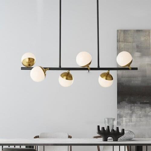 Nordic glass ball creative pendant lights led wall moon lamp hanglampen nordic decoration home luzes de teto