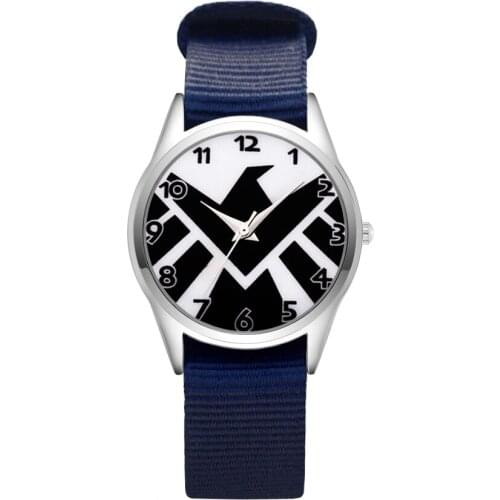 Fashion Cartoon Cute style Watches Womens Girls Students Boys Children Nylon Strap Quartz Wrist Watch Clcok JC01