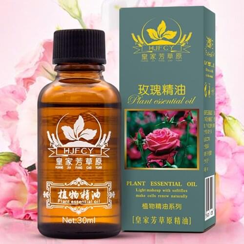 Natural Plant Extract Essential Oils 30ml, 4 Scents (Rose Lavender Jasmine Ginger) to Choose