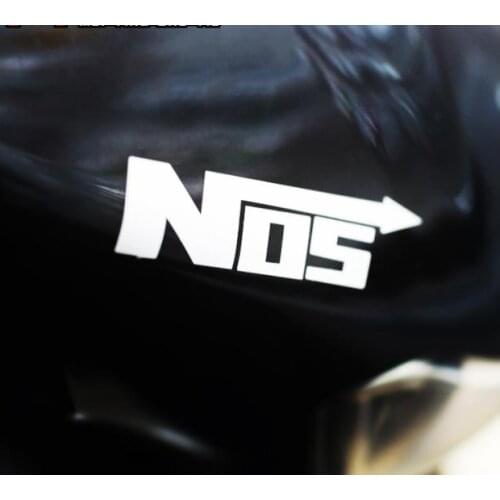 NOS Nitrous Oxide System vinyl Sticker Car racing Stickers Racing Vinyl car reflective Decal motocross racing