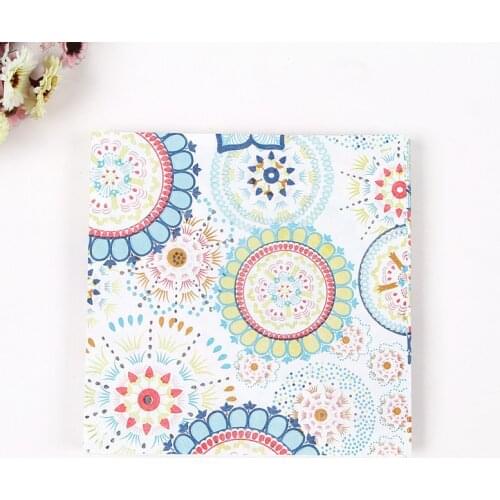 New Personalized table paper napkins tissue patterned designs elegant quiet vintage multicolour wedding party festive decorative