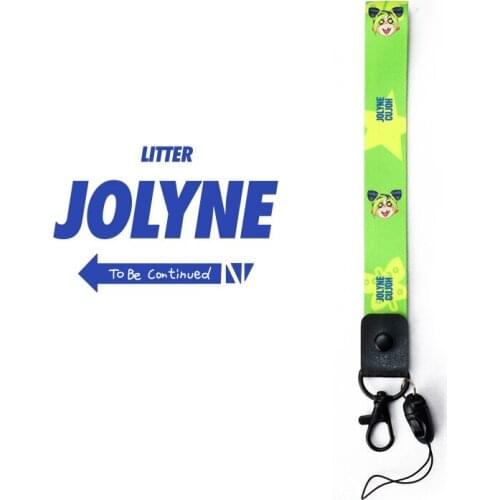 Anime JoJos Bizarre Adventure Jolyne Cujoh Lanyard Neck Strap ID Phone Holder Cosplay Props