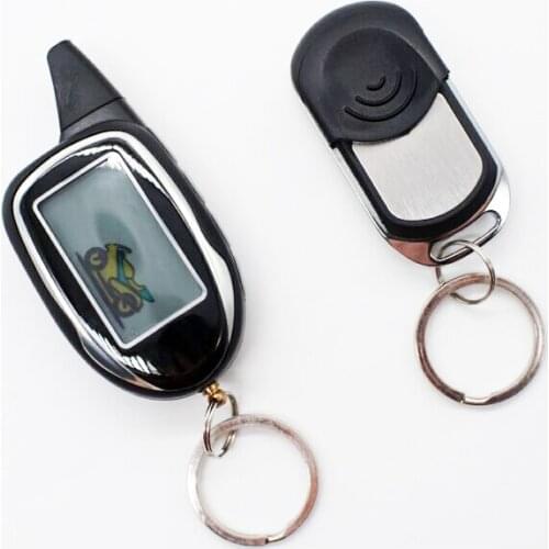 Motorcycle LCD Screen Alarm Motorbike Security Sound System Motor Alarms Scooter Anti-theft 2 Way Dual Remote Control Alarma