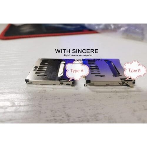 Memory card slot repair parts for Canon EOS 100D 200D 77D 750D 760D 800D 6D mark II 6DII 6D2 SLR