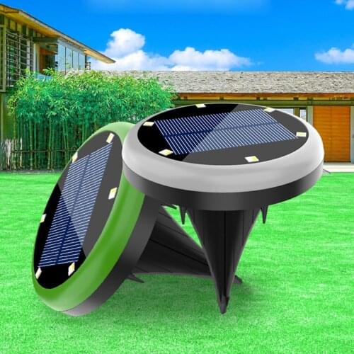 Solar Outdoor Floor Underground Light Garden Decoration Landscape Led Lamp Recessed Lawn Spotlight Floodlights Built in Battery