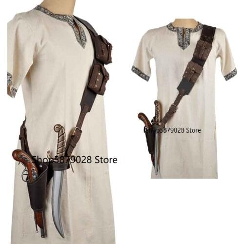 Medieval Retro Mens Sword Set Double Sword Protective Set Adjustable Sword Frog Martial Arts Training Accessories