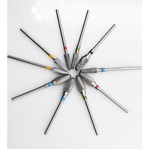 10 Style Dental tungsten carbide burs Dental Lab Bur Drill 2.35 Tooth Drill Lab Materials Dentist Polishing Tools 10 pcs/box