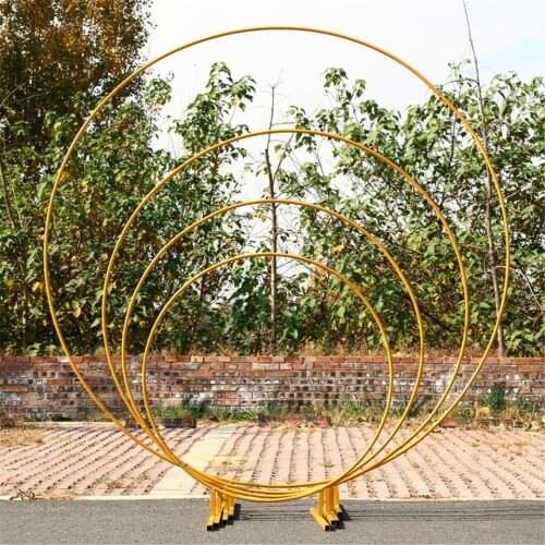 Wedding Balloon Arch Party Decoration Mariage Wedding Deco Arche Bow of Balloons Support Kit Round Backdrop Stand Garden Arch