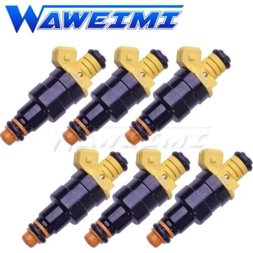 WAWEIMI 6pcs Good quality Engine parts petrol fuel injector nozzle OEM IW-025 for Delta Integrale 8V 130 - 133