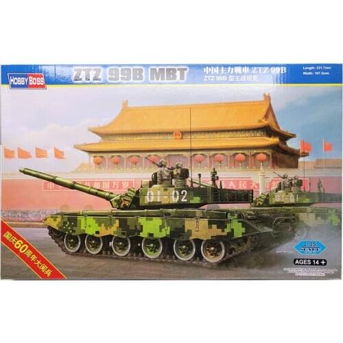 1:35 Chinese The People Liberation Army 99B Main Battle Tank Military Armored Vehicle Assemble Model