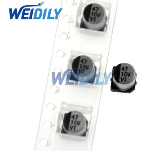 20PCS/LOT 47UF 16V 5mm*5.4mm SMD Electrolytic Capacitor 16v 47uf