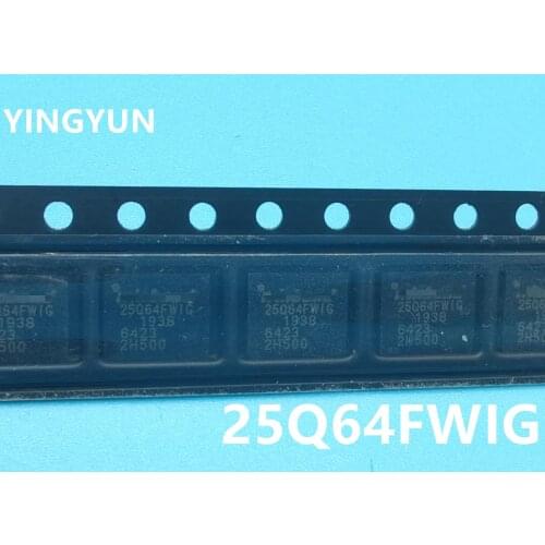 10pcs/lot W25Q64FWZPIG 25Q64FWIG WSON8 64Mbit QFN 8M Flash 1.8V