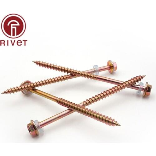 20PCS M5.5*10/25/30/40 Carbon Steel Cross Countersunk Head Self Tapping Wood Screws Flat Head Screw Nail Wall Panel Nail