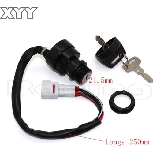 4 wire ATV Ignition Key Switch For Yamaha ATV BANSHEE YFZ350 KODIAK YFM400 4WD RAPTOR YFM50 YFM80 WOLVERINE YFM350 Quad Moped