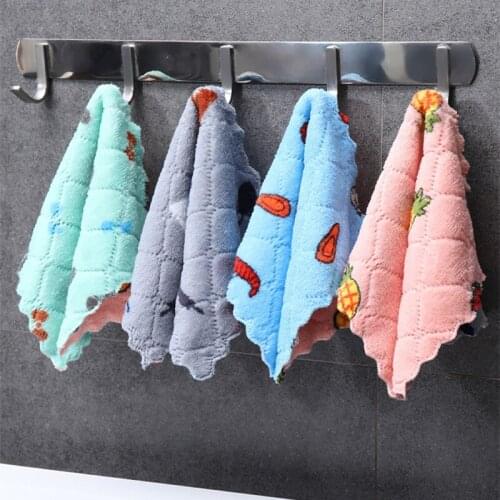 Kitchen Anti-grease Cleaning Cloth Super Absorbent Microfiber kitchen wiping rags household washing dish kitchen Cleaning towels