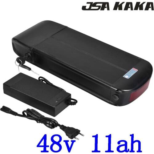 48V 10AH Electric Bike Battery 48V 10AH 12AH 11AH Lithium Battery fit 48V 750W 350W 350W Ebike Battery Motor with 2A charger