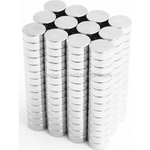 500pcs Strong Round Dia 10mm x 4mm N35 Rare Earth Neodymium Magnet Art Craft Fridge 10x4mm