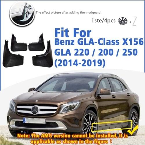 Mudguard For Mercedes Benz GLA 220 200 250 X156 2014-2019 Front Rear Mudflaps Mudguards Car Accessories Splash Guard Fender