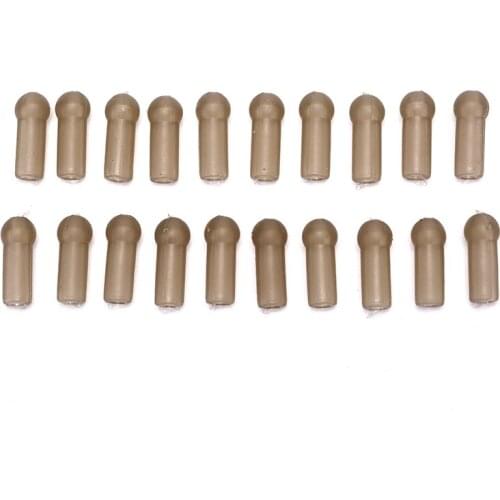 20PCS Buffer Beads Round Head for Helicopter Rig Chod Running Rig Carp Bream Coarse Fishing Accessories