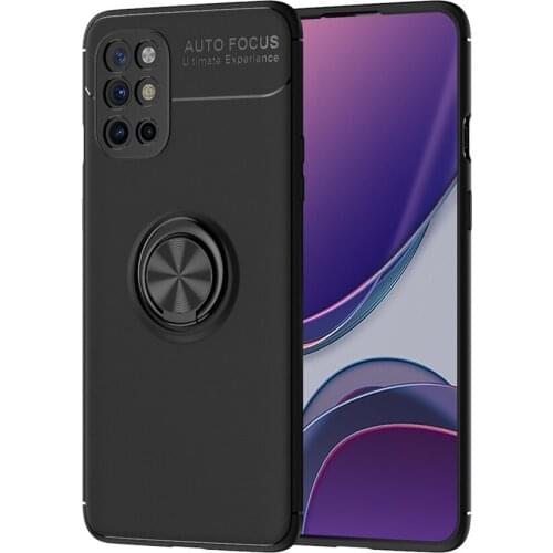 For OnePlus 8T Case Luxury Metallic Ring Full Soft Silicone Cover ShockProof Case For OnePlus 8T 8 T OnePlus8T Phone Cases