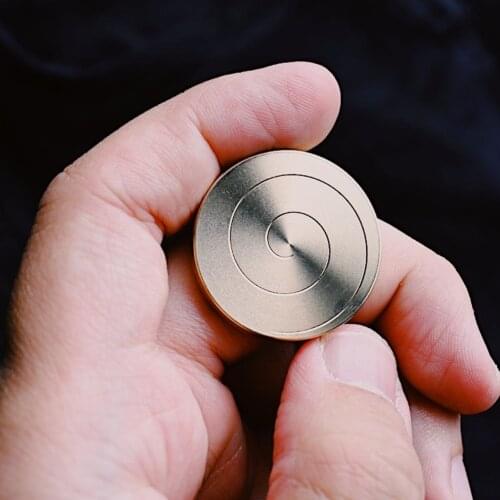 Children Adult Decompression Rotating Spherical Gyroscope Kinetic Desk Toy Metal Gyro Optical Illusion Flowing Finger Toy