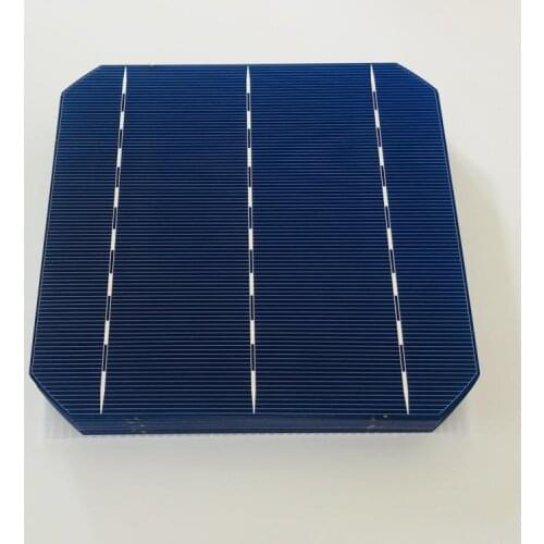 ALLMEJORES Monocrystalline solar cell 0.5V 4.8W Grade A Type 156mm Photovoltaic panel cell for diy Mono solar panel 10pcs/Lot