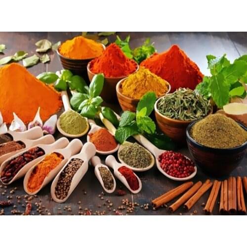 Painting By Numbers seasoning DIY Handpainted Gift Coloring By Numbers House Picture For Living Room Home Decor