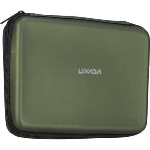 Lixada fishing bag Fishing Tackle Box Fishing Accessories Padded Bite Alarm Storage Case Fishing Tool Protection Box for Pesca