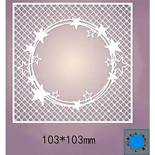 MT Craft Square Hollow Star Metal Cutting Dies Stencils Scrapbooking Photo Album Decorative Embossing Paper Card Crafts Die Cut