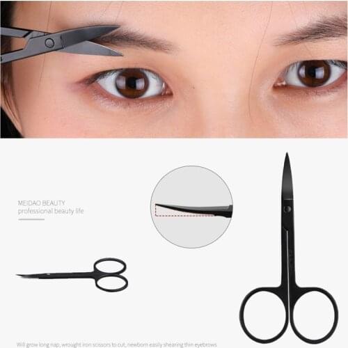 NEW Durable Stainles Steel Eyebrow Scissor Trimmer Epilator Eyelashes Nose Hair Scissor Manicure Scissors Cutter Nail Tools