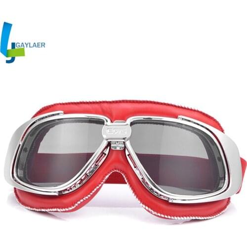 Motorcycle Helmet Goggles With Multi Lens Riding Cycling Biker Glasses for Motorbike ATV Cafe Racer Pit Bike Googles