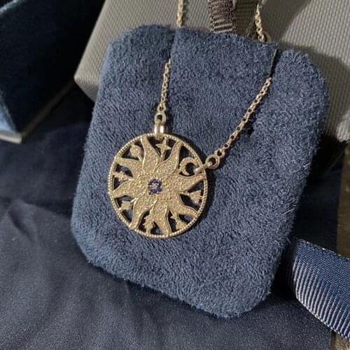 S925 Sterling Silver April New Demon Eye Necklace Womens Fashion Retro Star Luxury Jewelry Korean Popular Holiday Party Gift