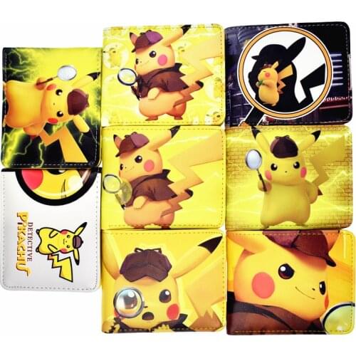 PU Cartoon Wallet Cute Personality Creative Japanese Anime Short Purse Coin Pocket Card Holder PK