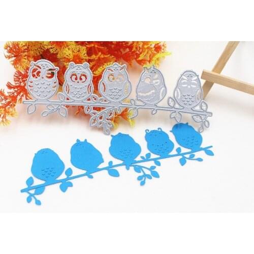 Five Birds die cut DIY Scrapbooking Photo Album Paper Card Craft Cute Embossing Metal Cutting Dies Stencils Scrapbooking