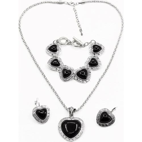 RONGQING 12set/lot Fashion heart owl Jewelry Sets necklaces pendants for women collares statement Parure Bijoux Femme