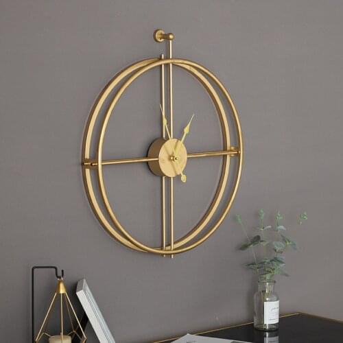 Modern Simple Wall Clock Nordic Fashion Bedroom Luxury Large Creative Wall Clock Living Room Horloge Murale Home Decor DG50WC