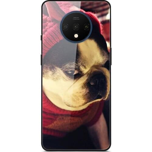 Glass Case For Oneplus 7T Phone Case Phone Cover Phone Shell Back Bumper Series 2