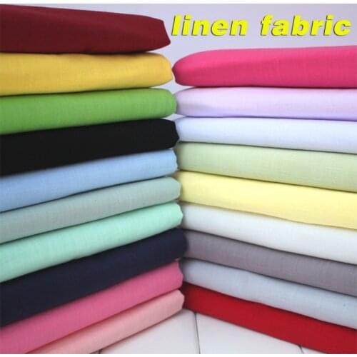 Linen Cotton Blend Fabric Linen Cotton Fabric Linen Fabric Summer Clothing Fabric Skirt Apperal Sold By The Yard Free shipping