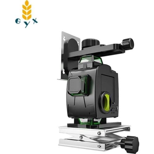 Level green light high precision strong light thin line 8/12 line wall sticking instrument grounding instrument laser level