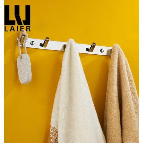 Vidric entire copper chrome bath wall five hook rows coat hanger hook clothes hook hanging towels bathroom accessories