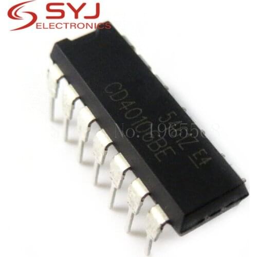 10pcs/lot CD40106BE DIP14 CD40106 DIP 40106BE DIP-14 new and original IC In Stock