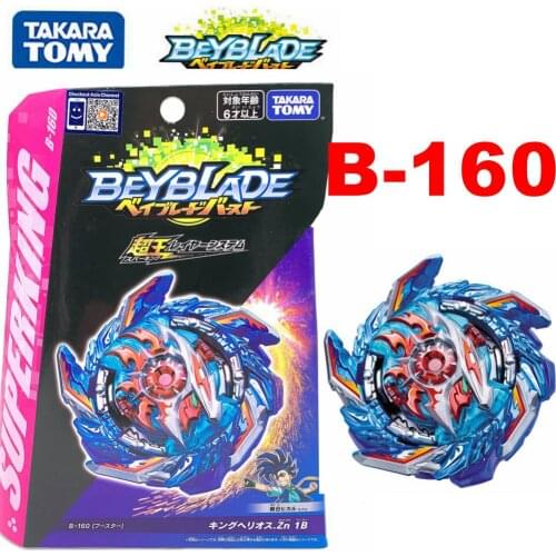100% Original TAKARA TOMY BEYBLADE BURST Booster B-160 King Helios.Zn 1B