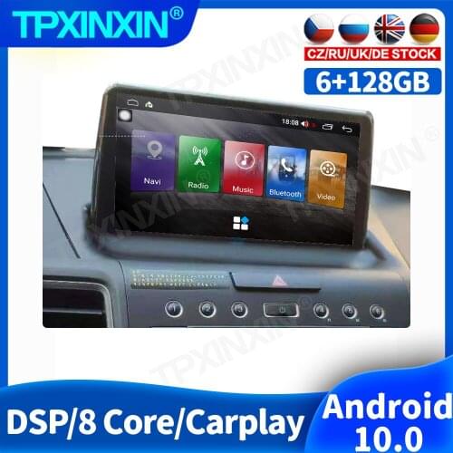128GB Android 10.0 For Honda CRV CR-V 2012 - 2015 Car Radio Accessories Multimedia Video Player Navigation GPS Auto 2din No DVD