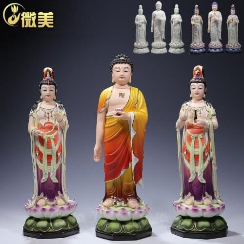 15 inch Sam West as Dehua put Ephraim white porcelain Buddha Buddha ceramic collection like Sam west station
