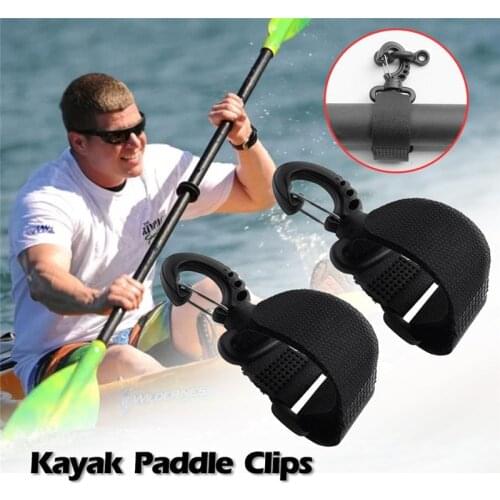 2 pcs Kayak Paddle Accessory Creative oar hook Kayak tying oar rope Hooks safety rope clips for Boats Kayaks Tool