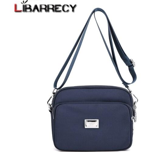 2021 Fashion Ladies Messenger Bag New High Quality Nylon Woman Travel Bag Solid Color Designer Womens Shoulder Bags Bolso Mujer