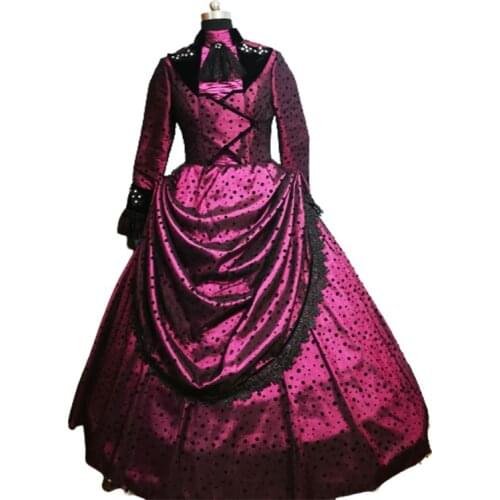 2021 New elegant Halloween Cosplay dress Colonial Georgian Renaissance Gothic Historical dress D-722