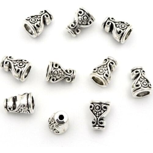 25Pcs Wine glasses Trophy Loose Sparer End Bead Caps for Jewelry Making Finding Diy Beadworks Accessories Component Wholesale