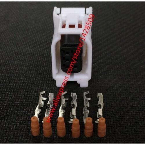 10 Sets 6 Pin 12382 Auto Reversing Radar Probe Wire Harness Connector 6189-1142 For Toyota RAV4 Corolla